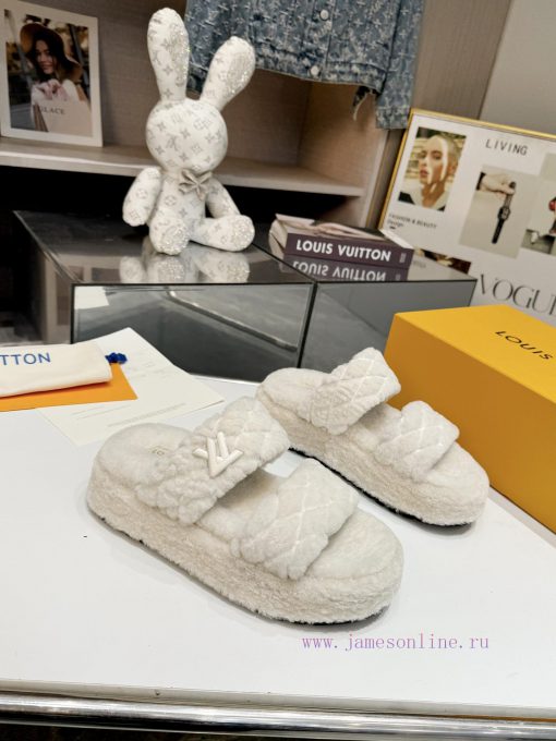 Complete set of high-end gift box packagingLoui& Vuitto& 2024Flat bottomed sandals 🦋 ️Detailj4jtvh0m - Image 9