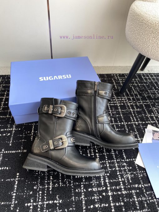 Top qualitysugarsu ss24 new arrival～SUGARSU 24ss | New Autumn/Winter Knight BootsRetro knighr3e0ih1k - Image 4
