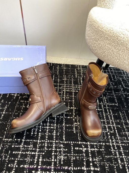 Top qualitysugarsu ss24 new arrival～SUGARSU 24ss | New Autumn/Winter Knight BootsRetro knigho4qskscp - Image 5