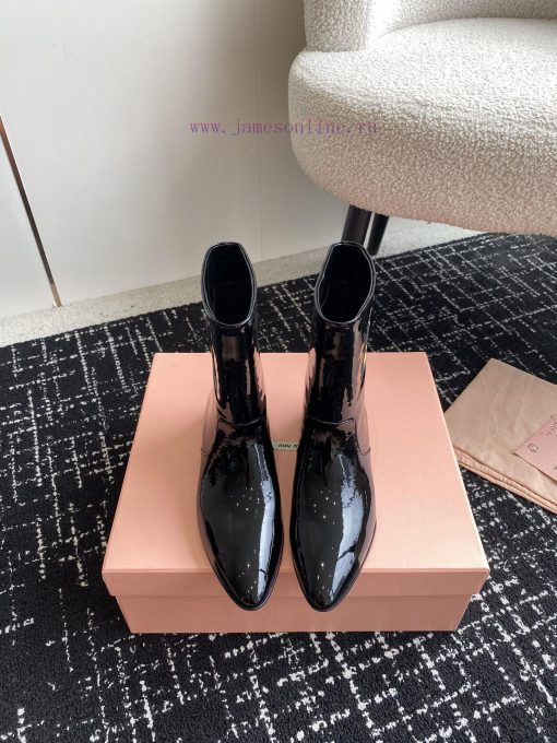 Top qualitymiu miu ss24 new arrival～Miu Home 2024 Autumn/Winter | New Pointed Short BootsThizefrimlw