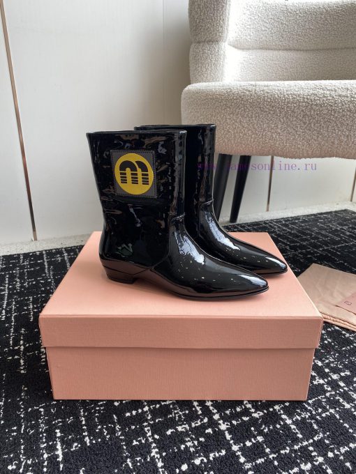 Top qualitymiu miu ss24 new arrival～Miu Home 2024 Autumn/Winter | New Pointed Short BootsThizefrimlw - Image 3
