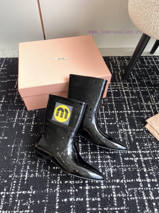 Top qualitymiu miu ss24 new arrival～Miu Home 2024 Autumn/Winter | New Pointed Short BootsThizefrimlw - Image 5