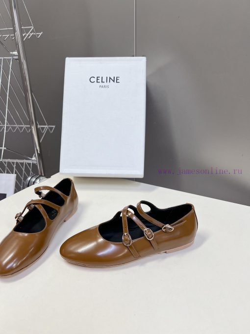 CELINE Kay Mary Jane fashion shoes are super super unbeatable and popular. This hardware bucch090wlc - Image 4