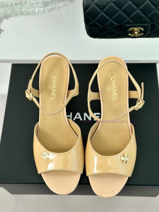 Chanel | Chanel 24P New ProductDouble C thick heel sandals seriesThe shoe upper is made of im6kyebc9 - Image 5