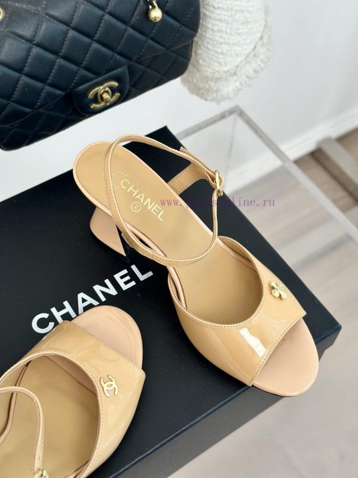 Chanel | Chanel 24P New ProductDouble C thick heel sandals seriesThe shoe upper is made of im6kyebc9 - Image 6