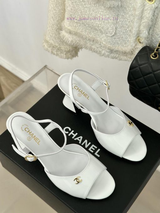 Chanel | Chanel 24P New ProductDouble C thick heel sandals seriesThe shoe upper is made of ikklnmcc5 - Image 4