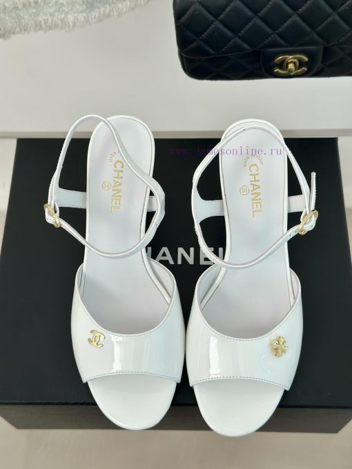 Chanel | Chanel 24P New ProductDouble C thick heel sandals seriesThe shoe upper is made of ikklnmcc5 - Image 5