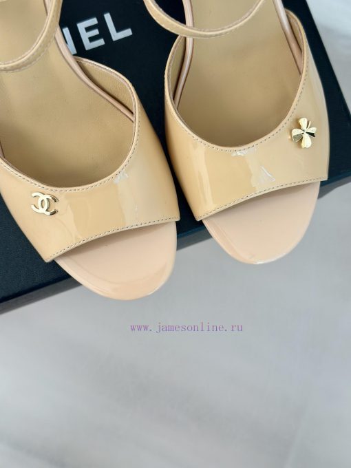 Chanel | Chanel 24P New ProductDouble C thick heel sandals seriesThe shoe upper is made of im6kyebc9 - Image 8