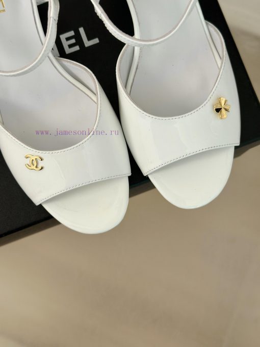 Chanel | Chanel 24P New ProductDouble C thick heel sandals seriesThe shoe upper is made of ikklnmcc5 - Image 8