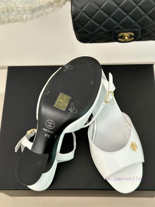 Chanel | Chanel 24P New ProductDouble C thick heel sandals seriesThe shoe upper is made of ikklnmcc5 - Image 10