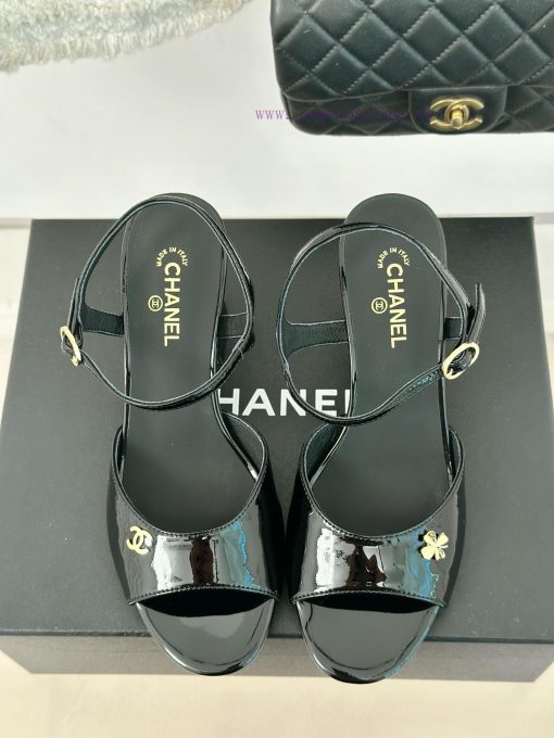 Chanel | Chanel 24P New ProductDouble C thick heel sandals seriesThe shoe upper is made of ioxp42fdm - Image 5