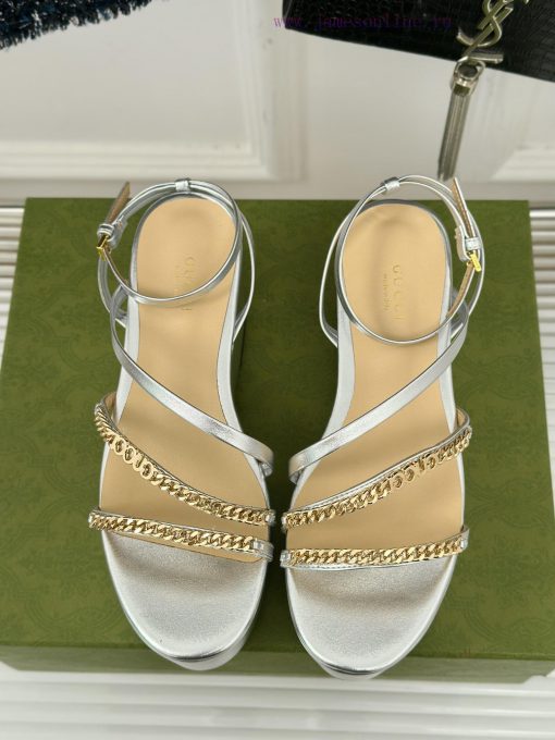 Gucci24S Spring/Summer New Product ShowThick soled chain sandalsG Home is reflecting a sensefd7j2zyf - Image 5