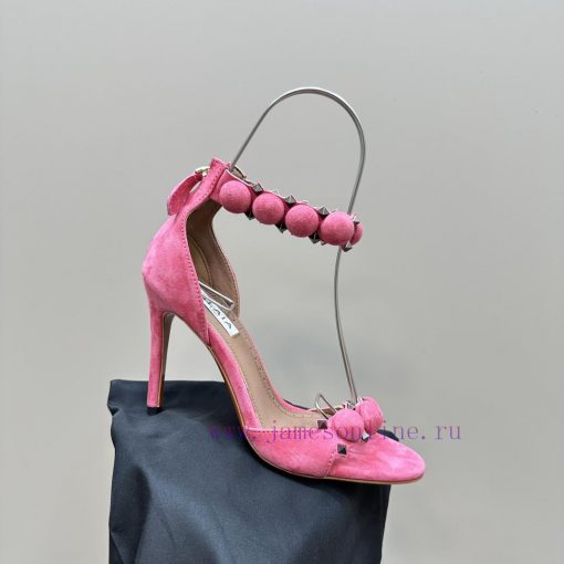 AlAIA round buckle rivet high-heeled sandalsCountless renowned designers regard him as the 'gdp1n5tn - Image 8