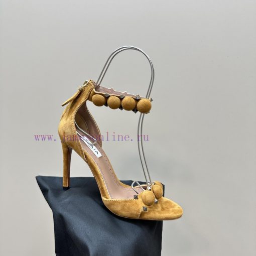 AlAIA round buckle rivet high-heeled sandalsCountless renowned designers regard him as the '3zjdku62 - Image 8