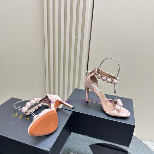 AlAIA round buckle rivet high-heeled sandalsCountless renowned designers regard him as the 'z1eigix3 - Image 5