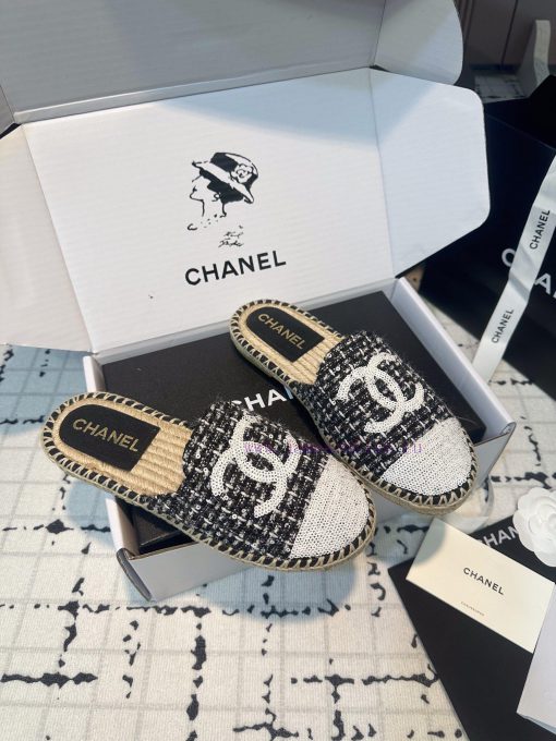 Chanel 2024 Summer New Bead Embroidered Fisherman's SlippersThese slippers are my savior thi90g09705 - Image 3