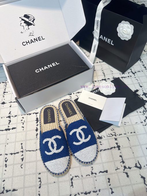 Chanel 2024 Summer New Bead Embroidered Fisherman's SlippersThese slippers are my savior thild8xhded