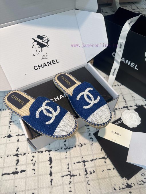 Chanel 2024 Summer New Bead Embroidered Fisherman's SlippersThese slippers are my savior thild8xhded - Image 4