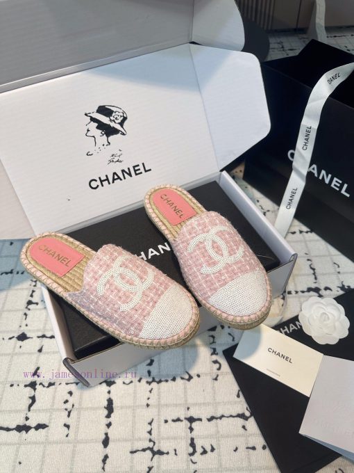 Chanel 2024 Summer New Bead Embroidered Fisherman's SlippersThese slippers are my savior thiwuuadwwm - Image 5