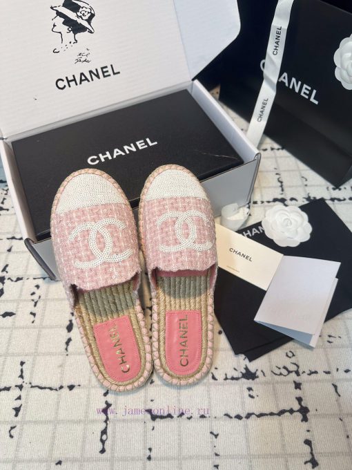Chanel 2024 Summer New Bead Embroidered Fisherman's SlippersThese slippers are my savior thiwuuadwwm - Image 6