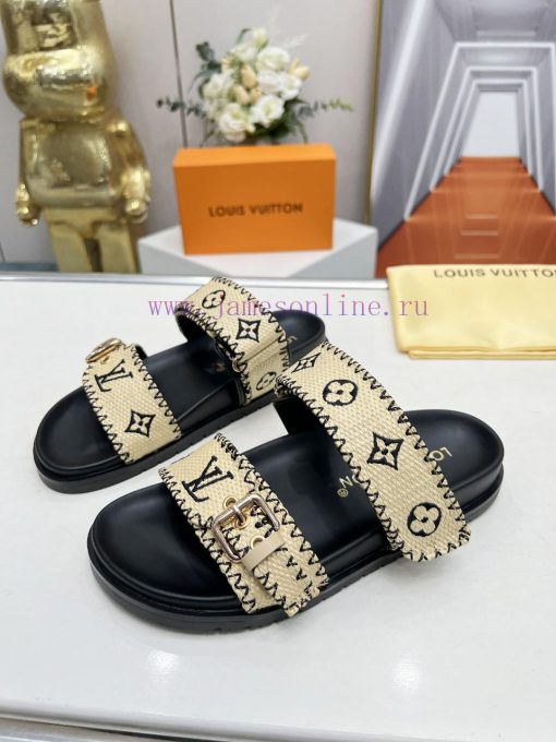 p. Louis Vuitton's spring and summer new slippers are hot on the market, with 11 high-end cu6k10zfig - Image 2