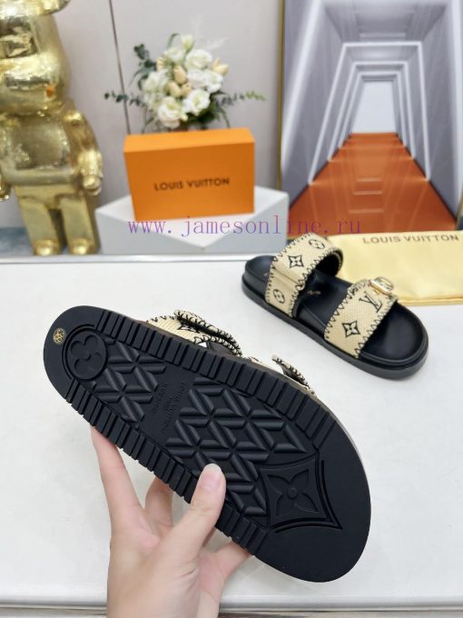 p. Louis Vuitton's spring and summer new slippers are hot on the market, with 11 high-end cu6k10zfig - Image 7