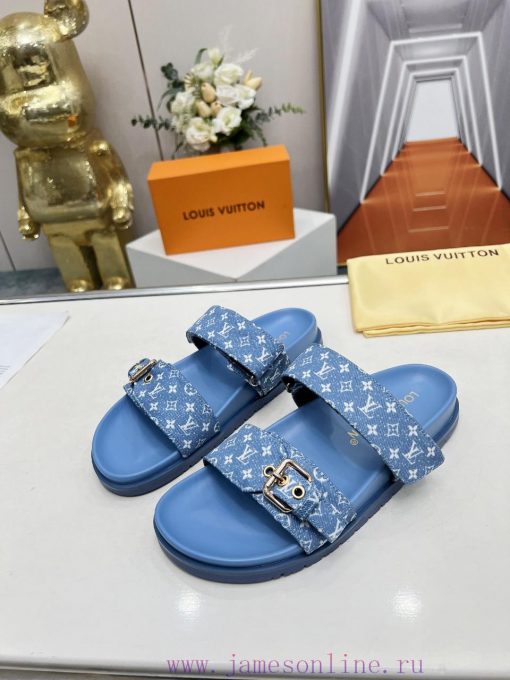 p. Louis Vuitton's spring and summer new slippers are hot on the market, with 11 high-end cugawfpnfz - Image 3
