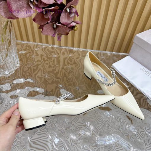 Jimmy Choo | Zhou Yangjie's Classic Diamond Belt Mary Jane Shoes Single Shoes———————————The k6k4j9nu - Image 7