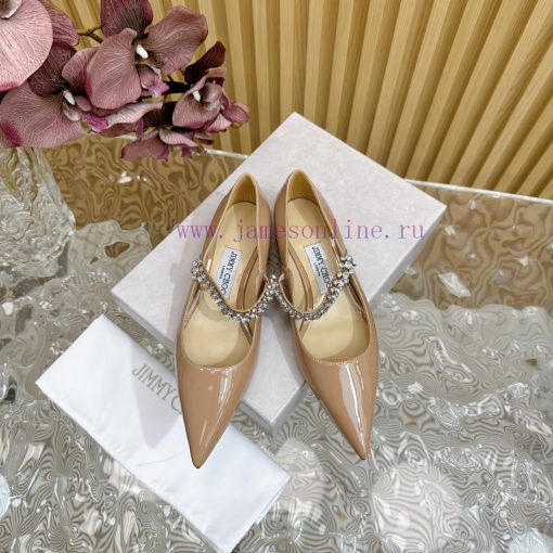 Jimmy Choo | Zhou Yangjie's Classic Diamond Belt Mary Jane Shoes Single Shoes———————————The 6hseirj8 - Image 4