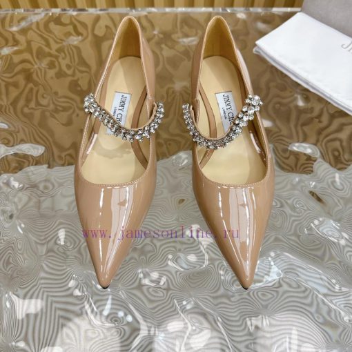 Jimmy Choo | Zhou Yangjie's Classic Diamond Belt Mary Jane Shoes Single Shoes———————————The 6hseirj8 - Image 6