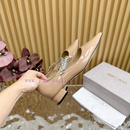 Jimmy Choo | Zhou Yangjie's Classic Diamond Belt Mary Jane Shoes Single Shoes———————————The 6hseirj8 - Image 8