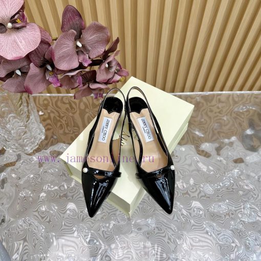 2024 SSJIMMY CHOO Dinner High Heel Sandals/Single Shoes——————————Top tierThe Australian poing33tvere - Image 4