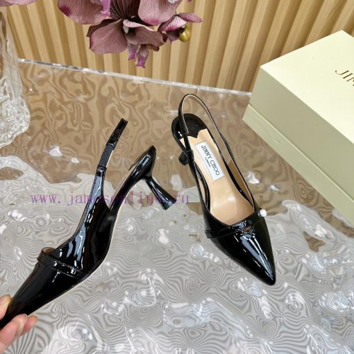 2024 SSJIMMY CHOO Dinner High Heel Sandals/Single Shoes——————————Top tierThe Australian poing33tvere - Image 7