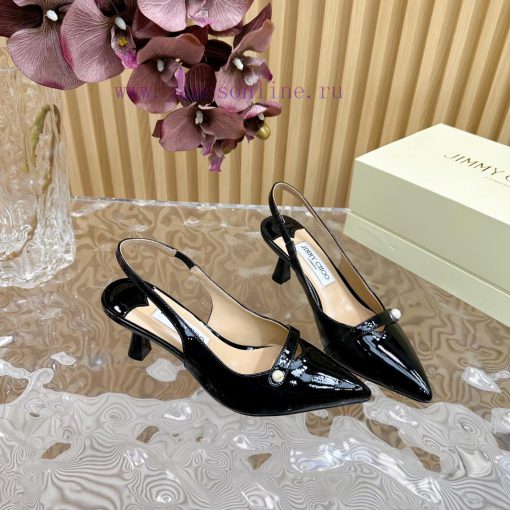 2024 SSJIMMY CHOO Dinner High Heel Sandals/Single Shoes——————————Top tierThe Australian poing33tvere - Image 8