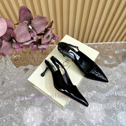 2024 SSJIMMY CHOO Dinner High Heel Sandals/Single Shoes——————————Top tierThe Australian pointiiytjr0 - Image 2