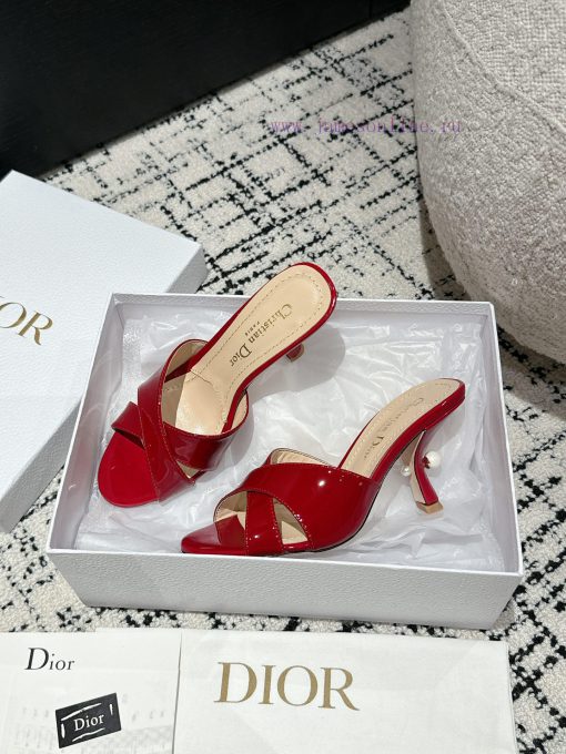 Dior 24/Early Spring Hot selling SlippersThis high-heeled shoe reinterprets the La Parusiennj4mlckio - Image 6