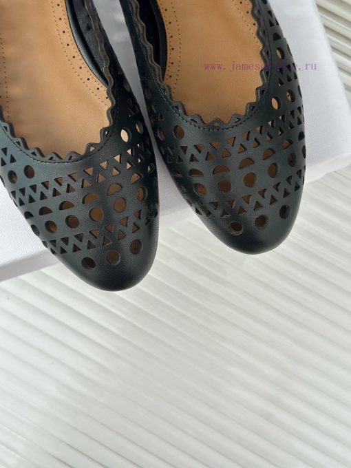 AlAIA | Classic retro hollowed out single shoe from AlAIAFull of girlish style, with both mouvlyep3j - Image 8