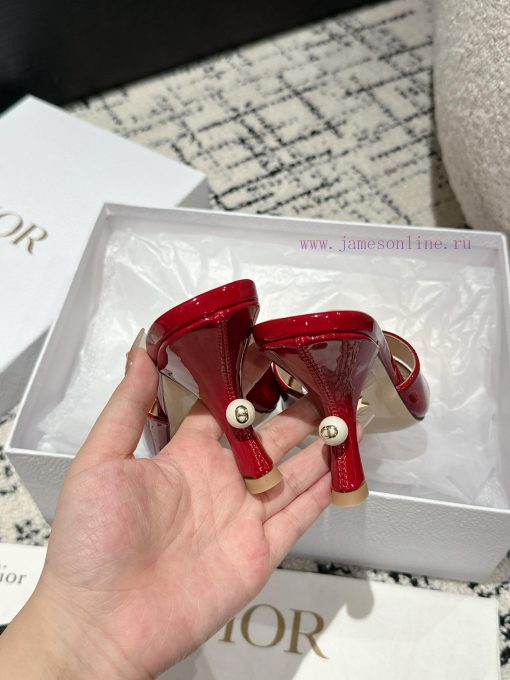 Dior 24/Early Spring Hot selling SlippersThis high-heeled shoe reinterprets the La Parusiennj4mlckio - Image 10
