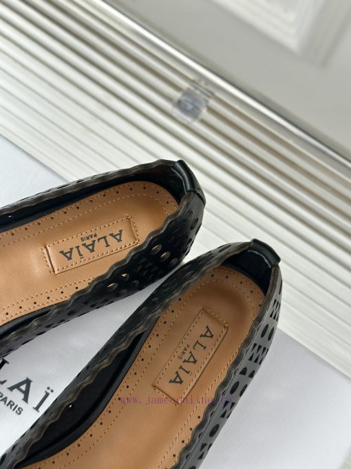 AlAIA | Classic retro hollowed out single shoe from AlAIAFull of girlish style, with both mouvlyep3j - Image 9