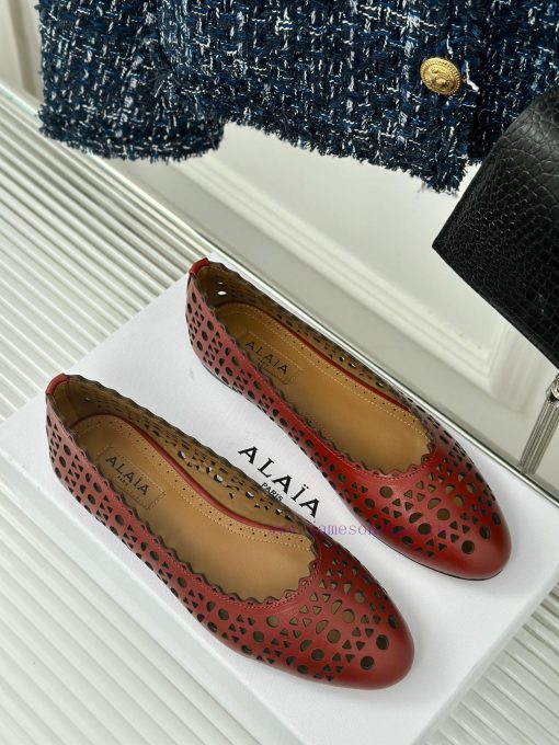 AlAIA | Classic retro hollowed out single shoe from AlAIAFull of girlish style, with both mogz8ir2fc - Image 4