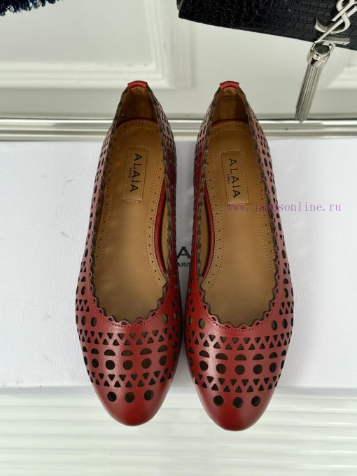 AlAIA | Classic retro hollowed out single shoe from AlAIAFull of girlish style, with both mogz8ir2fc - Image 5