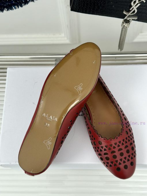 AlAIA | Classic retro hollowed out single shoe from AlAIAFull of girlish style, with both mogz8ir2fc - Image 10