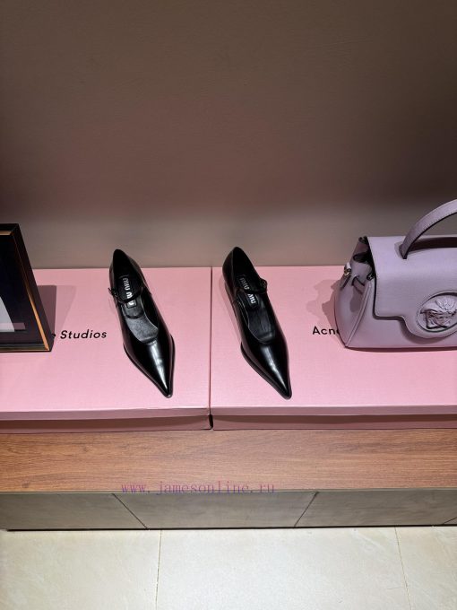 The mostMiu Miu Fashion 24 Spring/Summer New Collection Hollow High Heels Single ShoesThe poizchnu6q - Image 3
