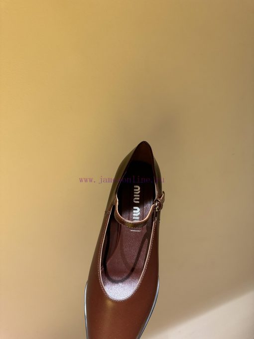 The mostMiu Miu Fashion 24 Spring/Summer New Collection Hollow High Heels Single ShoesThe po2zzgud45 - Image 6