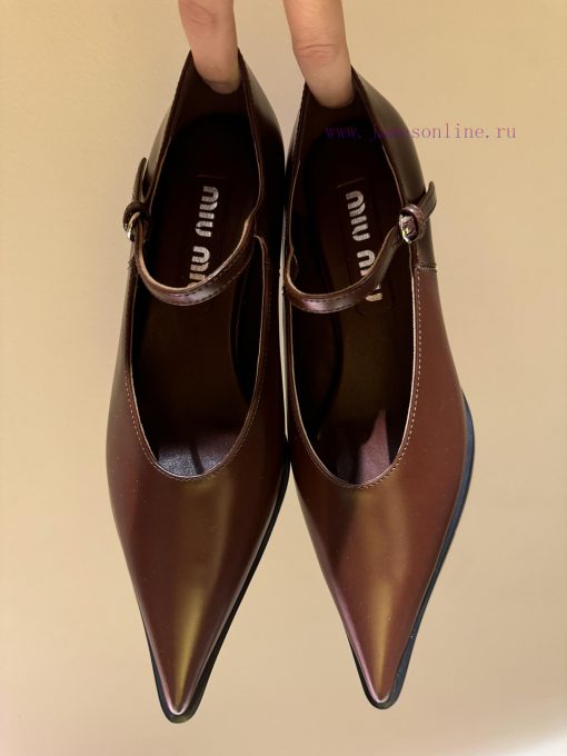 The mostMiu Miu Fashion 24 Spring/Summer New Collection Hollow High Heels Single ShoesThe po2zzgud45 - Image 11