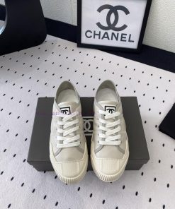 Chanel's new casual shoes are now available for sale. They are cute, retro, and show off thes116qa19