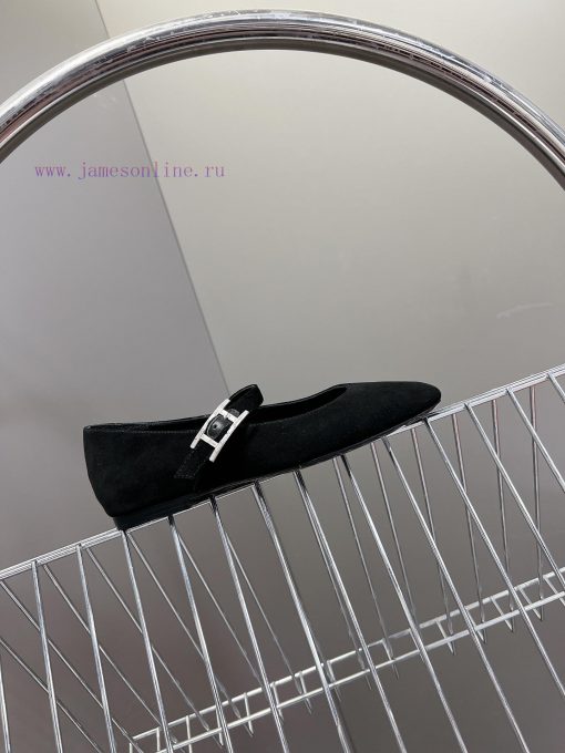 Hermes Autumn/Winter New Collection Mary JaneThe only H family strap Mary Jane's minimalist la3owhc2 - Image 6