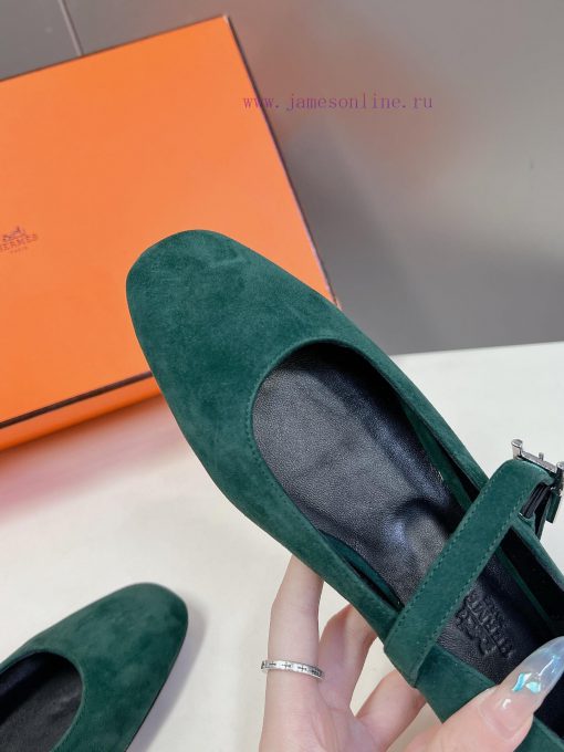 Hermes Autumn/Winter New Collection Mary JaneThe only H family strap Mary Jane's minimalist 070jx6h4 - Image 8