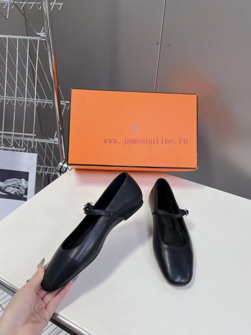 Hermes Autumn/Winter New Collection Mary JaneThe only H family strap Mary Jane's minimalist 3v86ebht - Image 5