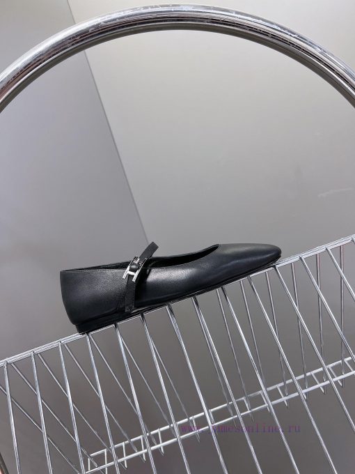 Hermes Autumn/Winter New Collection Mary JaneThe only H family strap Mary Jane's minimalist 3v86ebht - Image 6